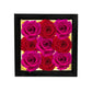 LYRA plus – 9 Eternal Roses in Box - Checkerboard