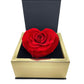 TESORO MIO – XL Rose éternelle en forme de cœur dans un coffret raffiné